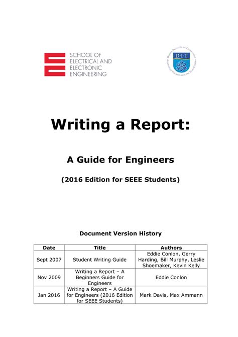 report writing  engineering students