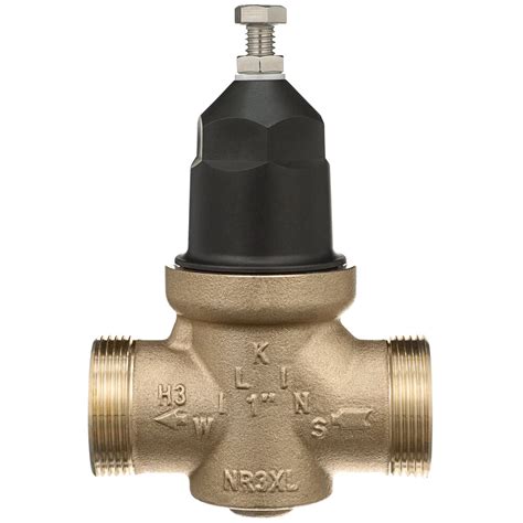 zurn elkay  nrxl   single union water pressure reducing valve  integral  pass
