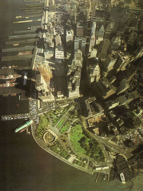 aerial view of lower manhattan july 1966 shortly