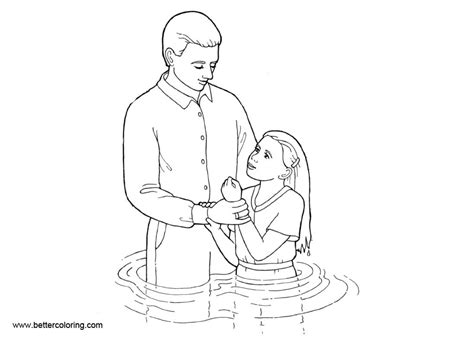 girl baptism coloring pages  printable coloring pages