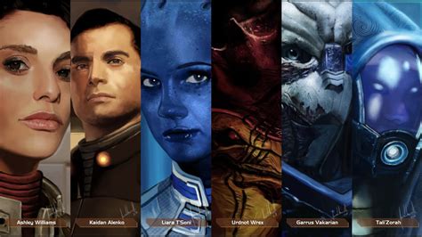 Mass Effect Characters 2 Speed Painting By Facundo