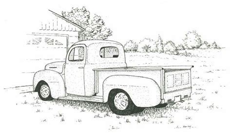 pin  kim  rob romero  coloring pages truck coloring pages fall