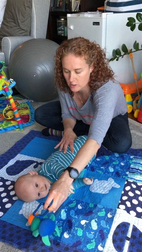 teaching rolling back to stomach infant activities