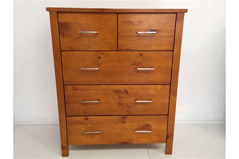tina solid wood  drawer bedside honey colour furniture