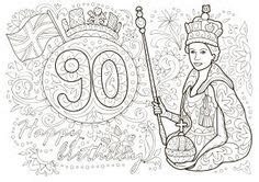 queen elizabeth ii colouring page queen elizabeth queen birthday