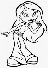 Bratz Coloring Pages Characters Filminspector Main sketch template