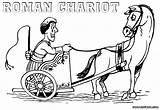 Chariot Carriage Colorings sketch template