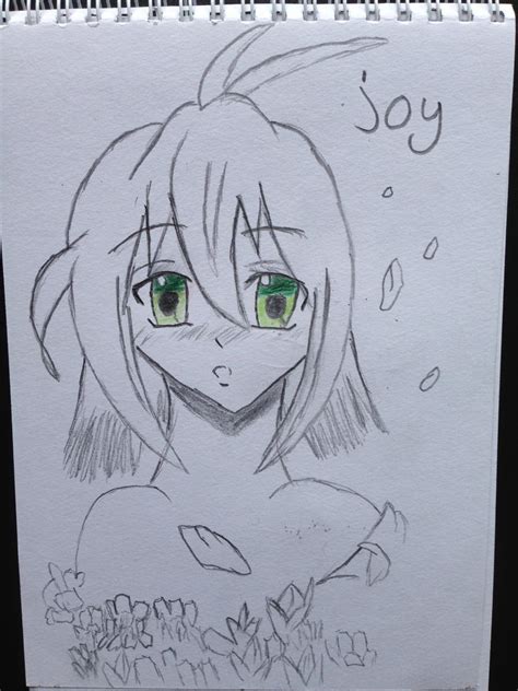 anime girl pencil drawn  neojoeart  deviantart