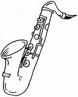 Saxofoon Instrumenten Wensen Wij Plezier Toe sketch template