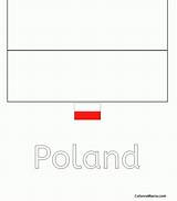 Polonia Colorear sketch template