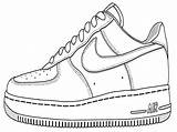 Coloring Pages Nike Air Force Shoes Shoe Jordan Printable Getdrawings Color Print Getcolorings sketch template