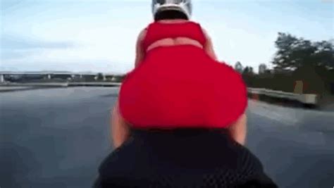 Gopro Captures Woman S Bare Bottom As She Rides A