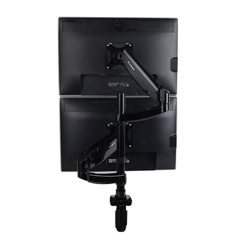fleximounts vertical dual monitor mount lcd armfull motion stacking desk mounts