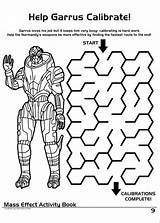 Mass Effect sketch template