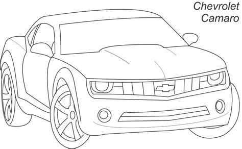 chevy camaro coloring pages sketch coloring page