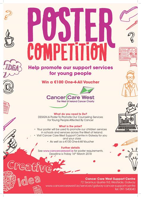 schools poster competition cancer care west