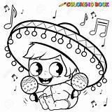 Coloring Mariachi Pages Baby Royalty Maracas Mayo Celebration Cinco Boy Playing Printable Vector Getcolorings Getdrawings Stock Drawing Colorings Alamy Cute sketch template