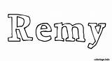 Remy sketch template