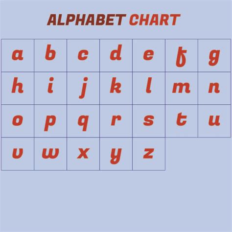case print alphabet chart printable bmp leg