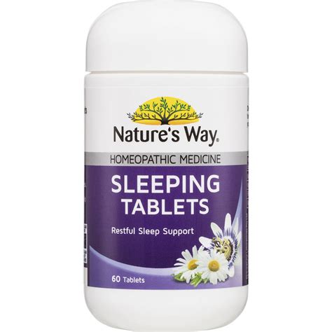 Natures Way Sleeping Tablets 60 Pack Woolworths