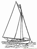 Bateau Voilier Coloring Sailing Bateaux Perahu Layar Coloriages Gratuit Disegni Caravelle Voile Gambar Navi Sailboat Imprimé sketch template