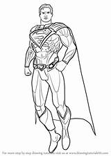 Superman Injustice Draw Drawing Pages Gods Among Coloring Step Darkseid Batman Cyborg Drawingtutorials101 Template Marvel Sketch sketch template