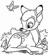 Coloring Bambi Pages Disney Kids Printable Colouring Sheets Book Print Girls Baby Cute Google Adults Girl Fun Cartoon Deer Characters sketch template
