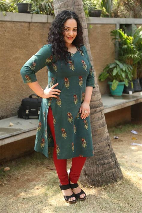 Actress Nithya Menon Latest Photoshoot Images In Green