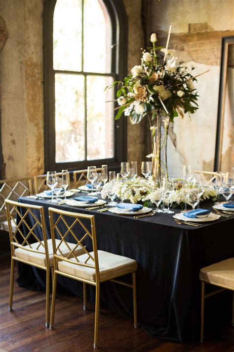 blue and gold new year s eve elopement inspiration