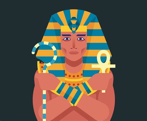 pharaoh illustration  vector art  vecteezy