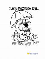 Slip Seek Slop Slap Grades Sunsmart Sunscreen sketch template