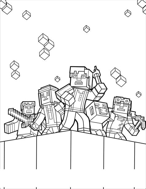 minecraft coloring pages print     pictures