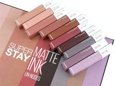 maybelline superstay matte ink  nudes collection review