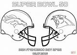 Coloring Bowl Broncos Pages Super Denver 50 Carolina Football Logo Panthers Printable Vs Mustang Clipart Brisbane Steelers Superbowl Sport Color sketch template
