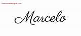 Marcelo Name Tattoo Designs Classic Printable Freenamedesigns sketch template