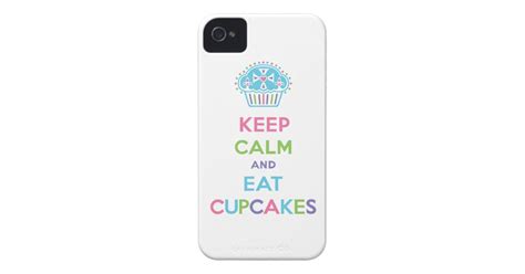 Keep Calm And Eat Cupcakes Iphone 4 Case Mate Cases Zazzle