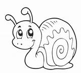 Snail Caracol Animalitos sketch template