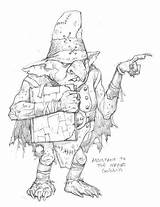 Prescott Dak Coloring Pages Goblin Mayor Template Dark Faction Zing Draw sketch template