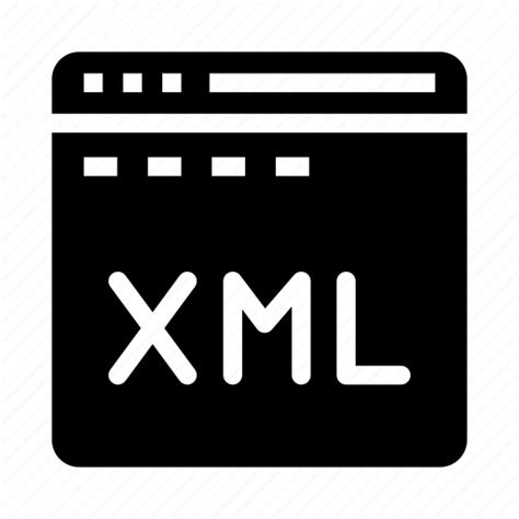 internet programming webpage window xml icon   iconfinder