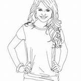 Selena Gomez Coloring Pages Zendaya Trainor Meghan Becky People Printable Template Famous sketch template