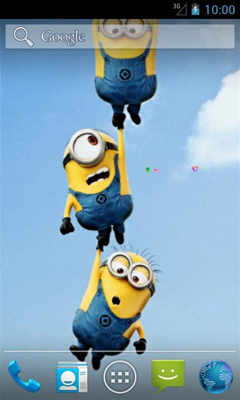 funny minions live wallpapers free app download android freeware Фоновые изображения Обои с