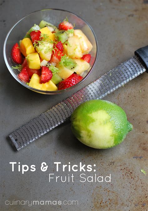 tips tricks fruit salad culinary mamas
