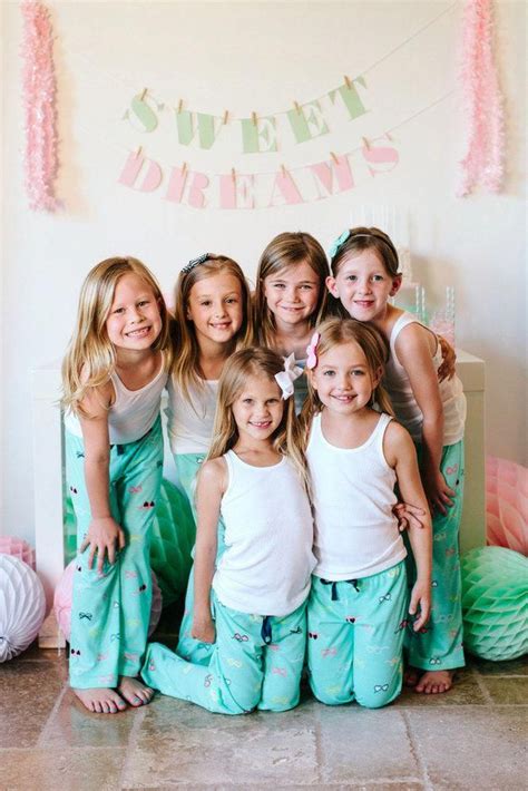 t guests matching pajamas… 39 slumber party ideas to help you