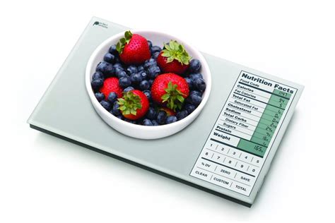 perfect portions food scale features built  nutrition guide
