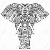 Elefant Malen sketch template