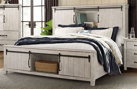 Elements International Scott 4 Piece White King Bedroom Set Miskelly