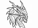 Dragon Scary Coloring Pages Coloringpages4u sketch template