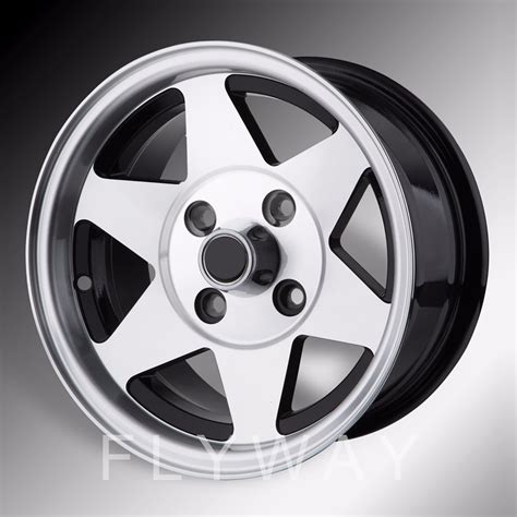 Flyway Ww851 Classic Old Car Wheel For Vw Beetle With Black Machined