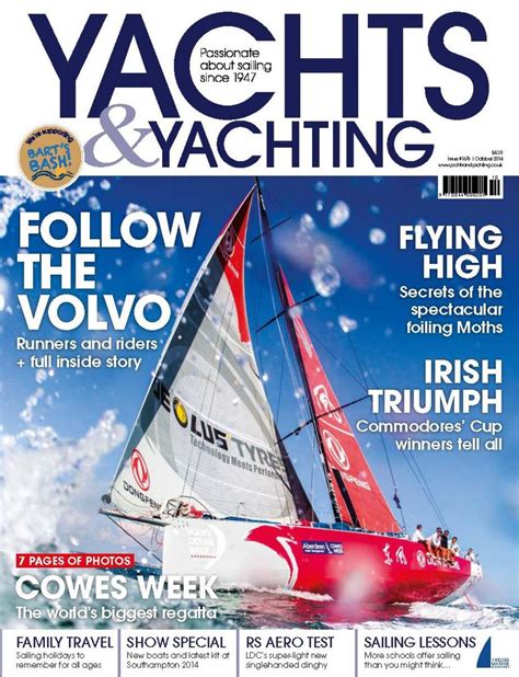 yachts yachting october  magazine   digital subscription