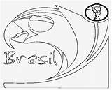 Mascote Fuleco Brasil Marlon Cristian sketch template
